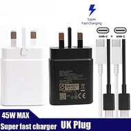 45W Travel 5A Super Fast Charging PD 3.0 Fast Charger USB-Type-C For Samsung For Note 20 10 10+ S20 