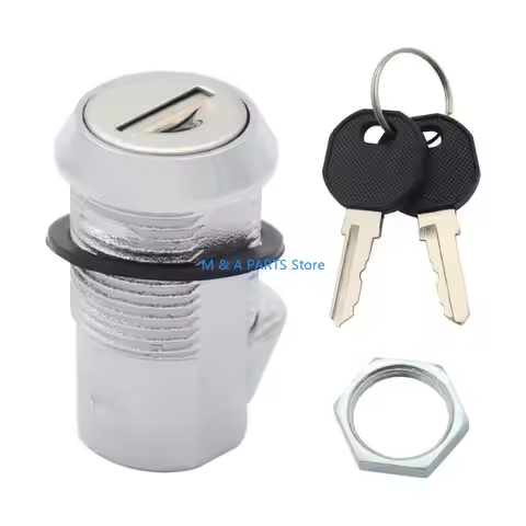 U1JF 19mm Lock with 2 Keys Cabinet Lock, Drawer Lock, RVs Compartment Lock, Cupboards Lock