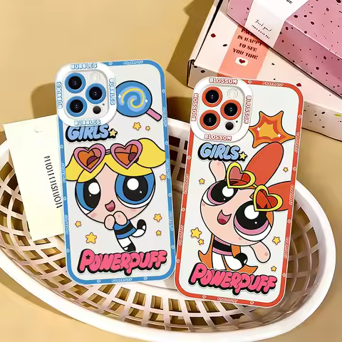 The P-Powerpuff Girls Cute Case for Xiaomi Redmi 15 15C 14R 14C 13 13C 13X 12 12C 10 10A 10C A5 A4 A