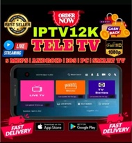 TELETV SMARTER PRO Streaming Media Player Full HD 1080p Live TV Movies TV Series Fast Delivery 5 Mbp