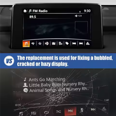 8 Inch Touch Screen Glass Digitizer Navigation Replacement For Mazda CX9 CX-9 2016-2019 TK49-611J0 T