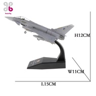 [Baosity] 1/100 Scale EF-2000 Fighter Helicopter Metal Model Aircraft Decoration