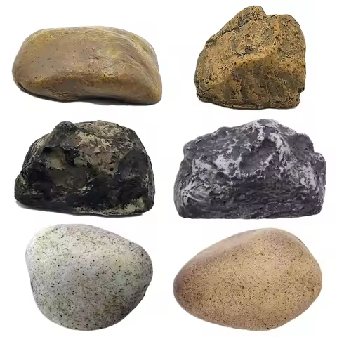 Imitation Stone Key Holder Safe Outdoor Fake Rock Key Hider Garden Decoration Secret Compartment Rea