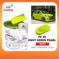 KW 2k Paint PZ35 ENVY Green Pearl Kereta PZ35 ENVY Green Pearl Cat Kereta 2k Cat 2k PZ35 ENVY G2K Ca
