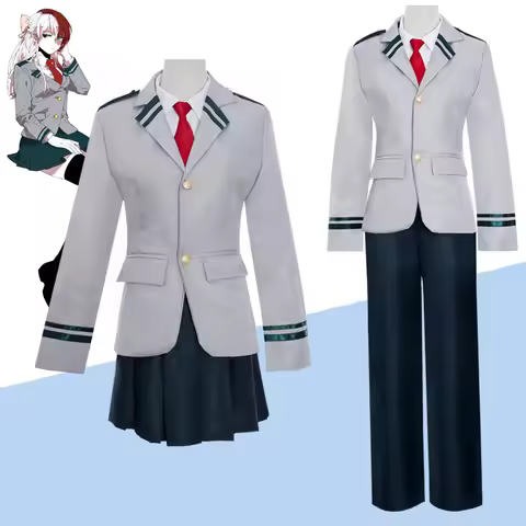 Mijn Hero Academia Anime Midoriya Izuku Cosplay Kostuum Todoroki Shoto Schooluniform Set Pruik Pak U