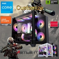 INTEL CORE Core i5 14400F 12400F 10400F RTX4070 SUPER RTX4060 Gaming PC Desktop Customize Package GIGABYTE Megaview