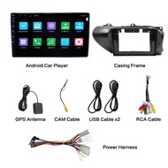 Plusbat 10-Inch 2K IPS QLED Car Radio Receiver for Toyota Hilux Revo 2015-2017 with 8-Core Apple Car