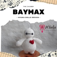 GANTUNGAN Knitted Doll | Amigurumi Baymax POLOS and Graduation | Keychain