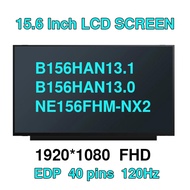 15.6" 120Hz Laptop LCD Screen B156HAN13.1 B156HAN13.0 Fit NE156FHM-NX2 NX1 For Lenovo Legion 5-15ARH