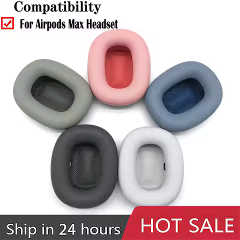 2024 New Replacement Sponge Earpads Cover for Air Pods Max Headphones Earcup Protectors AirPod Max E