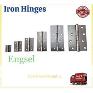 IRON HINGES/ DOOR HINGES /ENGSEL BESI /ENSEL PINTU (READY STOCK)