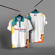 Hari Sukan Negara Jersey 2025 Hsn Polo Shirt Baju Lelaki Berkolar TSHIRT HARI SUKAN NEGARA 2025 - HS