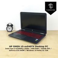 HP OMEN 15-ax040TX Intel Core i7-6700HQ 2.6GHz 8GB RAM 256GB SSD GeForce GTX 960M Laptop Refurbished