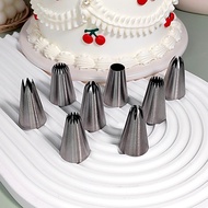 Cake Decorating Nozzle 304 Stainless Steel Seamless Decorating Tool Medium 2D 6B 853 Cookie Squeezin