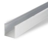 3/4" Aluminium Equal Channel Aluminium U Channel [NA] 2FT / 4FT/ 6FT /8FT Aluminium U Frame U Shape 