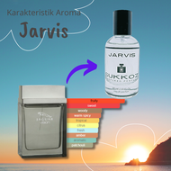 FARPUM LAKI LAKI TAHAN LAMA JARVIS 30ML EDP ORIGINAL BY SUKKOZ PARFUM - MINYAK WANGI CWO TAHAN LAMA