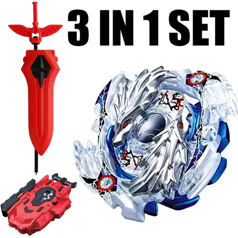 B-X TOUPIE BURST BEYBLADE Spinning Top Lost Longinus Luinor .N.Sp NIP Starter Set W/ NEW Sword LR La