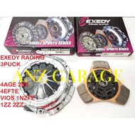 Toyota 4age 20v 4efte 8.5inci Clutch Exedy racing Celica 1zz 2zz Vios 3 puck