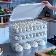 bekas makanan bekas makanan baby Frozen Dumpling Box Dumpling Plate Refrigerator Quick-Frozen Dumpli