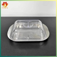 [hzsdakjjh.] Butter Container - White Butter Fridge Storage Container Butter Storage Box,Metal Butte