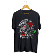 เสื้อยืด สกรีนลาย วงGun n' roses (blk-06)เสื้อวง  เนื้อนุ่ม ผ้าดี สกรีนเนี๊ยบ ไม่มีตะเข็บข้าง เสื้อย