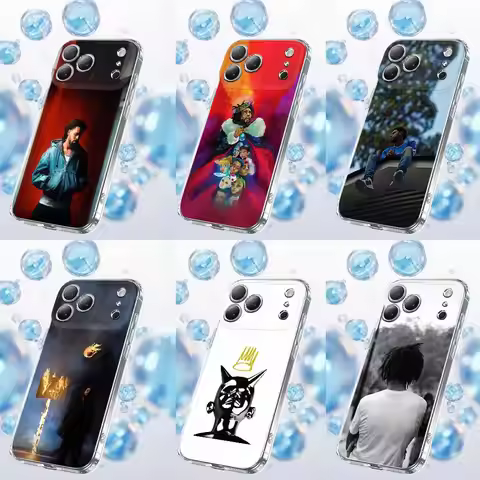 For J-J Cole The Fall Off Phone Case iPhone 12,16,11,14,13,17,15,Pro,Max,Plus,E,Air,Mini Transparent