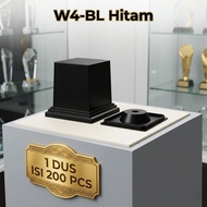 Gotrophy W4-BL Black Trophy Box (200 Pcs) - Base Base Base for Competition Trophy