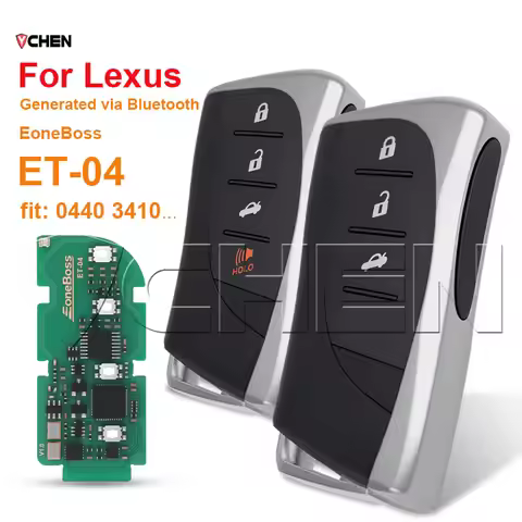 Universal ET-04 Smart Remote For Lexus LC LS500 LS500H UX ES300H ES200 EoneBoss Key Fob 4D 8A Keyles