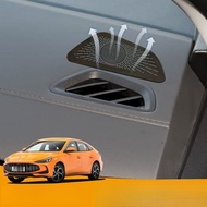 MG5 Stainless Steel Interior Decoration Dashboard Air Outlet Anti-dust Cover Black MG5 Car Modificat