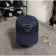 Superman Navy Buildup Hat Size 57CM Authentic Cap