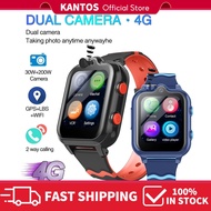 KANTOS 2024 ☍4G Children's Smartwatch with GPS Positioning Kids AGPS LBS WiFi SOS Dual Camera Smart Watches ☟Y