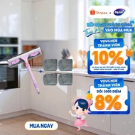 [SVIP] Glass Cleaner + 4 Replacement Wipes, MyJae 2-in-1 Multi-Purpose Glass Cleaner