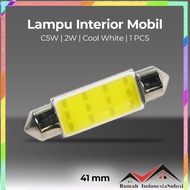 - Car Interior Light LED Plate Dome Light C5W 2W Cool White 1 PCS - BA9S -