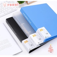 ROXUL Binder File Folder, D-shaped Plastic Transparent Folder,  Office Document 2 Holes Lever Arch F
