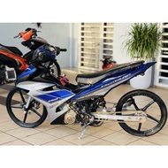Body cover coverset yamaha Y15ZR Y15 V2 150 exciter gp 2015 vietnam MX king biru brand velozi 2022 m