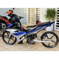 Body cover coverset yamaha Y15ZR Y15 V2 150 exciter gp 2015 vietnam MX king biru brand velozi 2022 movistar