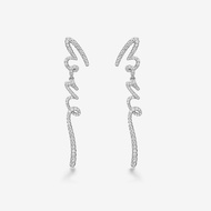 [With Box] HEFANG HEFANG Jewelry LOVE Long Earrings Earrings Earrings Birthday Gift