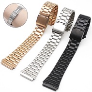 18mm Stainless Steel Strap Metal Watch Band for CASIO A158/A159/A168/A169 /B650 /AQ230 /AE500W Wrist