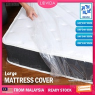 LOVIDA Large Mattress Plastic Bag Cover Protector Thick Bed Cover PE Plastic for Moving Home Sarung Plastik Tilam 塑膠袋