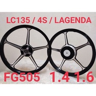 SPORT RIM LC135 / 4S / V1-V7 / LAGENDA ENKEI FG505 SPORT RIM FOR MOTOR YAMAHA LC135