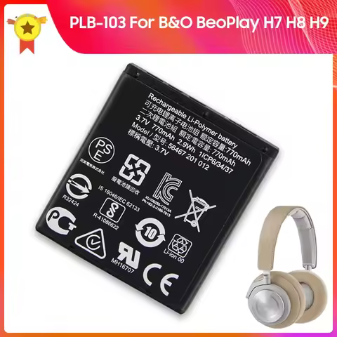 Replacement Battery PLB-103 770mAh For B&O BeoPlay H7 H8 H9 AW19 H9i RIMOWA High Quality Batteries