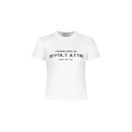 REVOLT | REG FITTED TEE" *White