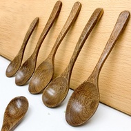 Haoyuan Small Japanese-Style Children's Spoon Can Engrave Chicken Wing Wooden Spoon Long-Handled Sti