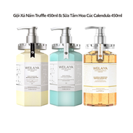 Combo Gội Xả Phục Hồi Nấm Truffle Weilaiya 450ml & Sữa Tắm Hương Nước Hoa Weilaiya 450ml (Chọn mùi S