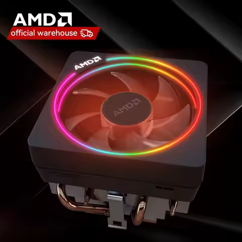AMD New Ryzen Wraith Cooler Wraith Prism Fan Original 4 PIN Can support R3 R5 R7 R9 CPU Can support 