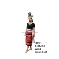 Igorot costume wrap around set for school presentations cultural events festival traditional costume