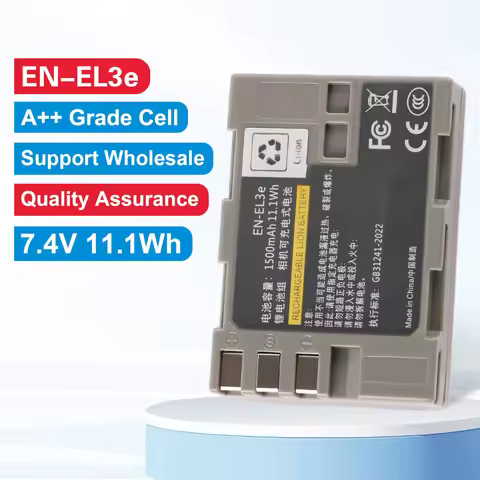 EN-EL3E ENEL3e ENEL3 Camera Battery For Nikon D700 D300s D300 D200 D100 D90 D80 D70S D70 D50 MH-18 M