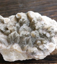 Calcite 湖北產地 虎牙方解石 黃銅礦共生礦 天然礦石 原礦