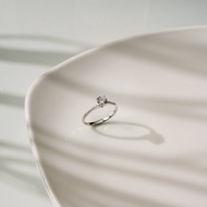Ar-Kang Collection LGR0010 แหวนเงินแท้ 925 ประดับ Lab Grown Diamond 0.5264 CT ชุบโรเดียม