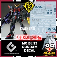 EVO DECAL MG BLITZ DECAL FLUORESCENT DECAL